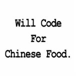 will code for chinese food photo sculptures