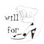 Will Cook for Shoes stickers