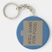 Will Game For Food Key Chain