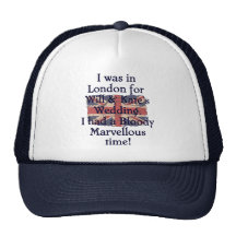 Will & Kate's Wedding Trucker Hats