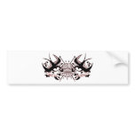 Will knit for tattoos Bumper Sticker bumper stickers