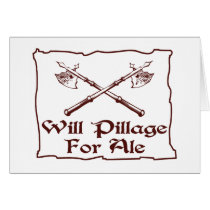 Will Pillage Greeting Cards