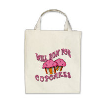 WILL RUN FOR CUPCAKES Running Tees & Gear Canvas Bag