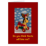 Will Santa? Christmas card or  job encouragement