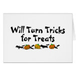 Will Turn Tricks For Treats Card