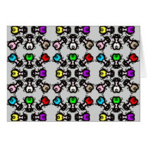 Will Worker Multi Coloured Greeting Card