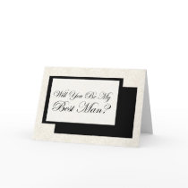 Will You Be My Best Man? Greeting Card