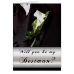 Will you be my Best Man? Greeting Card