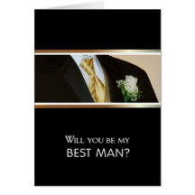 Will You Be My Best Man? Greeting Cards