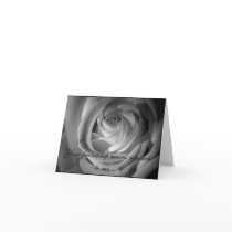 Will You Be My Bridesmaid BW Rose