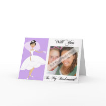 Will You Be My Bridesmaid Card-Personalised