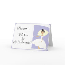 Will You Be My Bridesmaid Card-Personalised