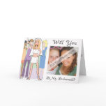 Will You Be My Bridesmaid Card-Personalised