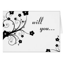 will you be my bridesmaid? greeting card