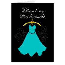 Will You Be My Bridesmaid Greeting Card