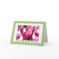 Will You Be My Bridesmaid Invitation Card