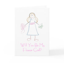 Will you be my Flower Girl Card