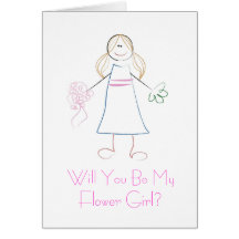 Will you be my Flower Girl Card