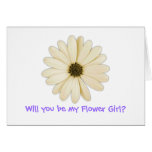"Will you be my Flower Girl?" Greeting Cards