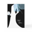 will you be my maid of honor? : elegant bride cards