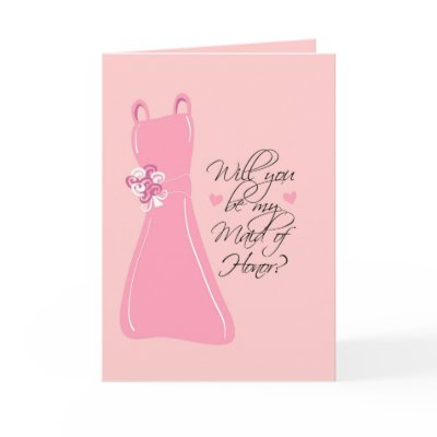 "Will you be my Maid of Honour?" Greeting Card by OccasionsByMadeleine