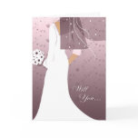 will you be my maid of honour? : elegant bride cards