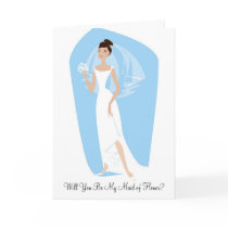 Will You Be My Maid of Honour? Wedding Accessory Greeting Cards