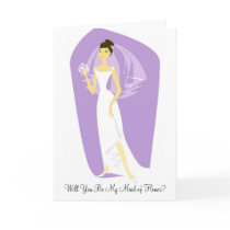 Will You Be My Maid of Honour? Wedding Invitations