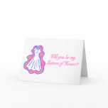 Will You Be My Matron Of Honour (Dress) cards