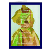 "Will You Be My Matron Of Honour" Spring Card