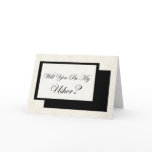 Will You Be My Usher? Greeting Cards