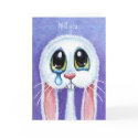 Will you be my Valentine - Sad Bunny Rabbit Card