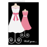 Will you? Custom Bridesmaid Card