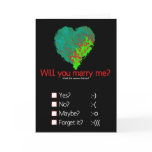 Will you marry me? cards