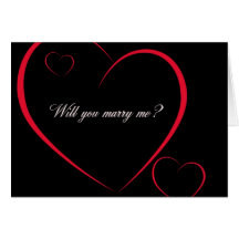 Will You Marry Me? Card