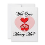 Will you marry me? invitations