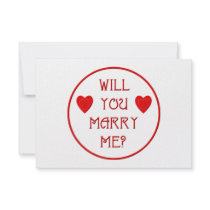 Will you marry me? personalised invite