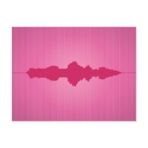 Will You Marry Me Waveform Postcard 1