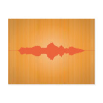 Will You Marry Me Waveform Postcard 2
