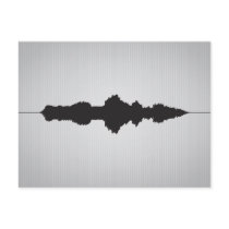 Will You Marry Me Waveform Postcard 3