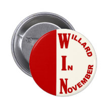 Willard In November Pinback Button