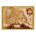 Willem Janszoon Blaeu Old German Map Collection cards