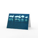 Willets on Teal Card