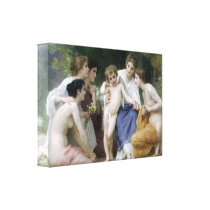 William-Adolphe Bouguereau - Admiration Gallery Wrap Canvas