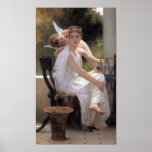 William-Adolphe Bouguereau-Work Interrupted Posters