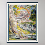William Blake Art: Milton's Mysterious Dream Poster