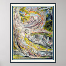 William Blake Art: Milton's Mysterious Dream Poster