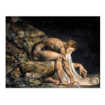 William Blake Isaac Newton Postcard