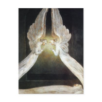 William Blake Postcard: Christ Guarded by Angels