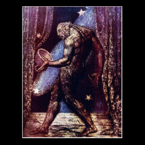 William Blake Postcard:  Ghost of A Flea postcards